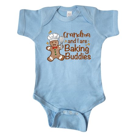 

Inktastic Grandma And I Are Baking Buddies Gift Baby Boy or Baby Girl Bodysuit