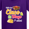 thumbnail image 4 of Inktastic Cinco De Mayo Official Tshirt Funny Pun with Taco Salso and Lime Youth T-Shirt, 4 of 5