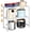 White, variant on 2-Tier Expandable Metal Storage Shelves,150LBS Heavy Duty Shelving Units and Storage For Appliance,Adjustable Pots and Pans Organizer Rack Shelf For Kitchen Under Cabinet Pantry Warehouse Garage