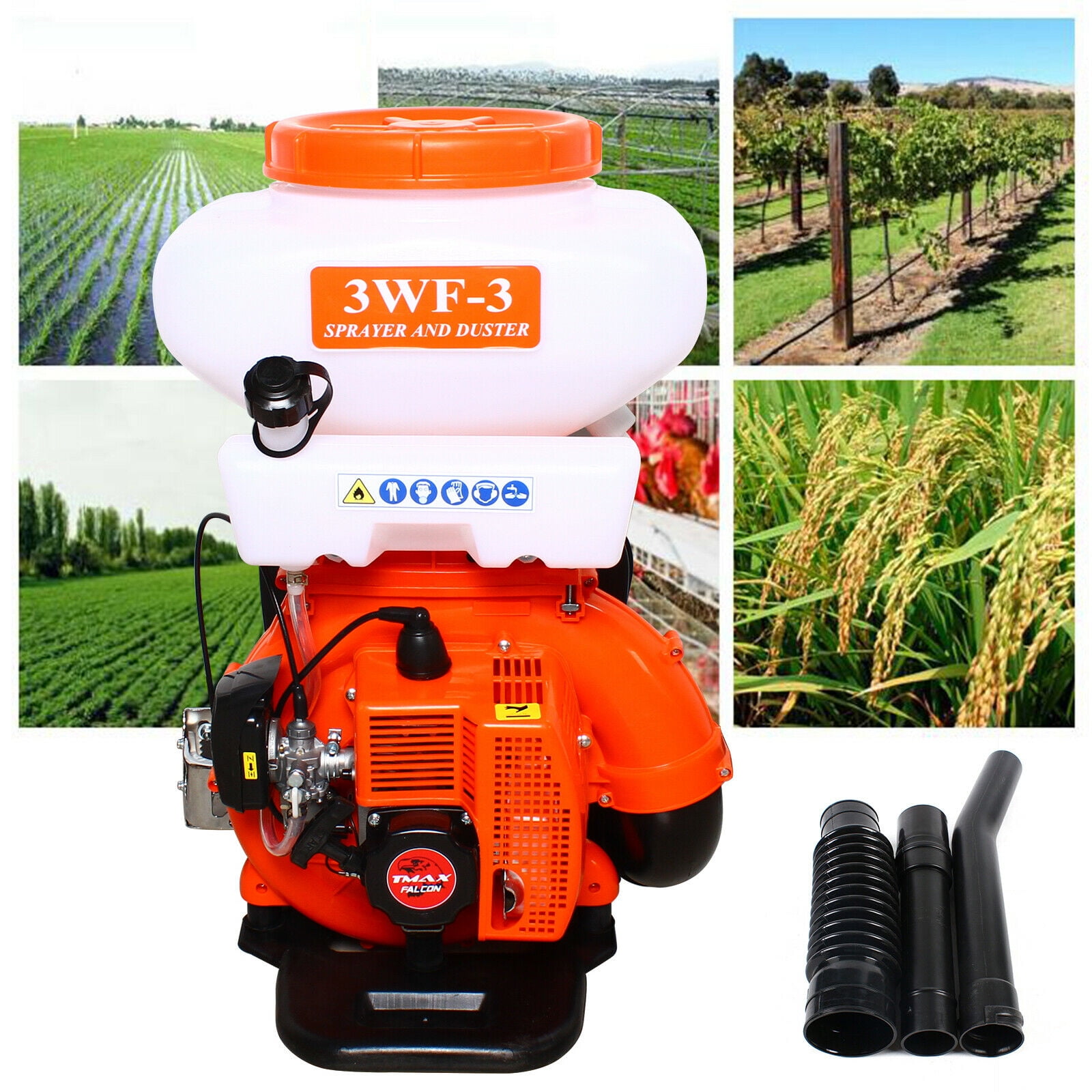 CNCEST 14L Backpack Fogger Sprayer Blower Agricultural Gas Insecticide