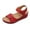 Red, variant on Mostsola Womens Sandals Adjustable Open Toe Platform Wedges Breathable Orthopedic Walking Sandals