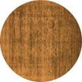 thumbnail image 1 of Ahgly Company Indoor Round Oriental Orange Industrial Area Rugs, 3' Round, 1 of 4