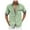 Green, variant on Jgppe Mens Dress Shirts Summer Short Sleeve Solid Color Button down Businss Shirts with Pocket Casual Workwear