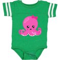 thumbnail image 3 of Inktastic Cute Octopus, Little Octopus, Baby Octopus, Hearts Girls Baby Bodysuit, 3 of 5