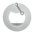 thumbnail image 1 of Transemion Copper Circular Cards Rewritable 25mm NTAG213 Labels For Patrol Tags Near Field Communication rotundity, 1 of 6