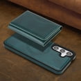 thumbnail image 2 of Allytechgroup 2 In 1 Wallet Case for Samsung Galaxy S25, [Compatible with Magsafe] Magnetic Back Cover with Cards Holder Stand Feature Shockproof Phone Case for Wome Men, Green, 2 of 12