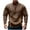 Brown, variant on Men's Sweatshirts Outdoor Quarter Zip Pullover Fleece Sweatshirt Cargo Casual Half Zip Long Sleeve Tops Tactical Military Shirts Comfort Warm Lightweight Sweater Athletic Workwear