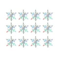 thumbnail image 4 of 12 colgantes navideños Strade Fareast Limited copos de nieve decoraciones navideñas, 4 of 8