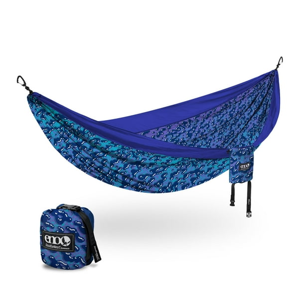 Hamaca ENO DoubleNest, ligera y portátil para 2 personas, azul