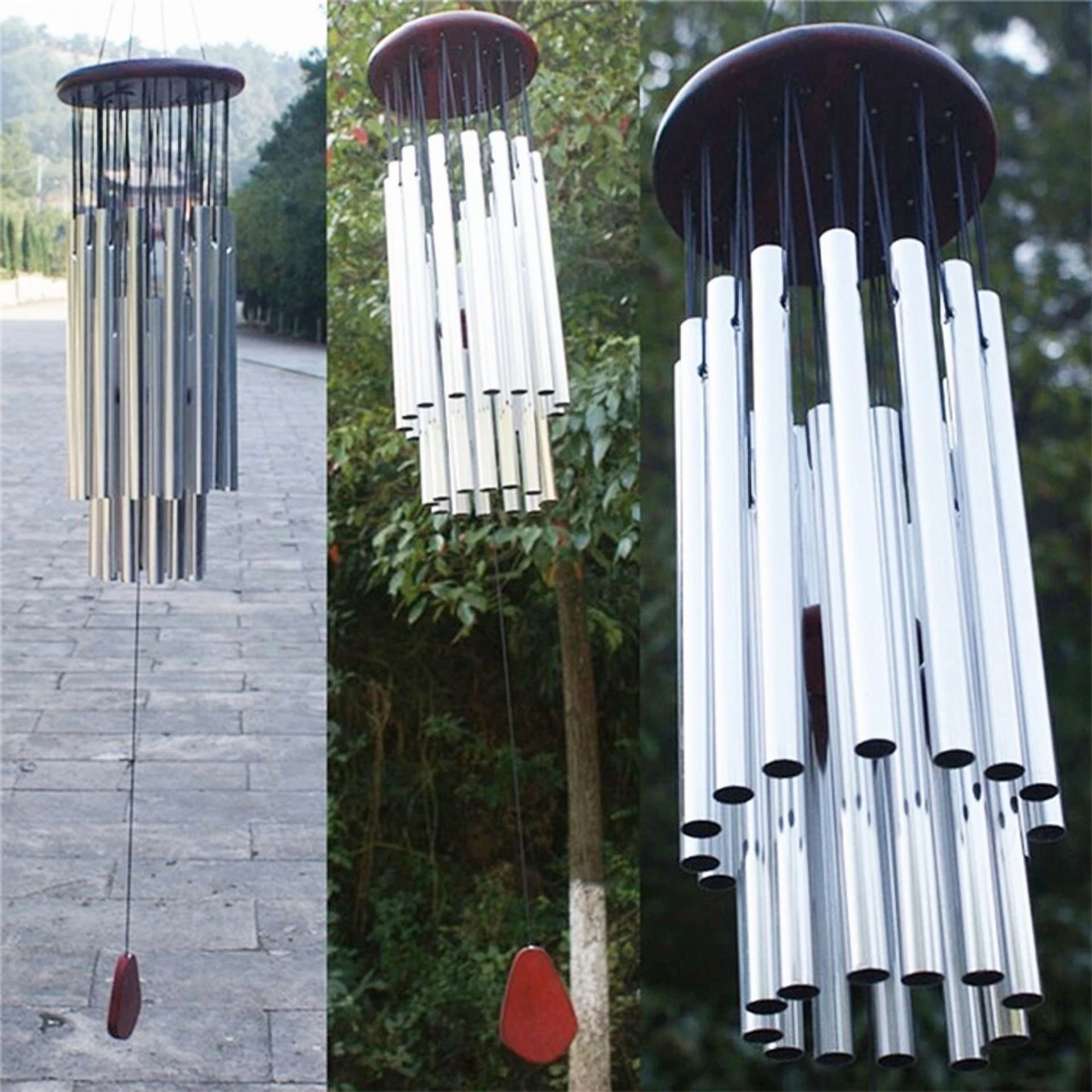 PURELY- Large 27 Tubes Windchime Chapel Bells Wind Chimes Outdoor Garden Home Decor Gift