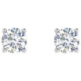 thumbnail image 3 of 1/3 Carat 4-Prong Set Diamond Stud Earrings in 14K White Gold (I1-I2 Clarity), 3 of 4