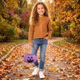 thumbnail image 4 of Extra Large Halloween Woven Basket Long Handle Tote, Storage Bag for Halloween Candy, Gifts, and Toy Organization, 4 of 7