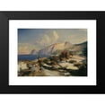 thumbnail image 2 of Carl Blechen 18x14 Black Modern Framed Museum Art Print Titled - In the Afternoon in Capri (1829), 2 of 5