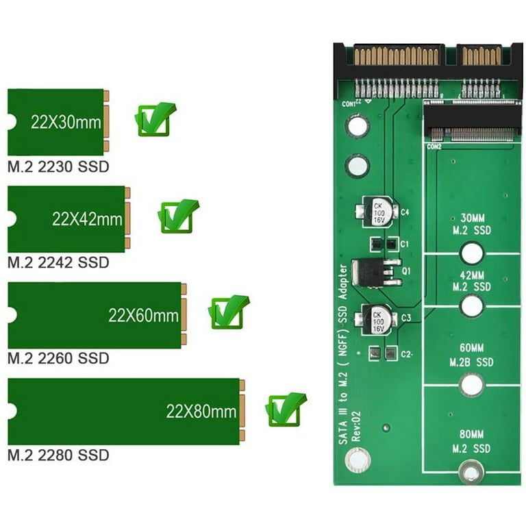 Boîtier de disque dur externe portable M2 NVME NGFF SATA SSD vers  Type-C/USB 3.0 pour clé M/B/M+B 2230/2242/2260/2280 SSD