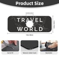 thumbnail image 2 of Sikiie Travel The World1 Splash Guard for Sink Faucet-1 PC Super Absorbent Fast Drying Mat Sink Gadgets-Splash Guard for Kitchen, Sink Mat, 2 of 7