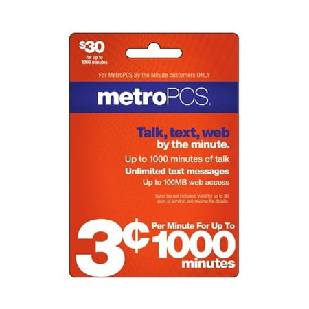 Metro PCS $30 Card