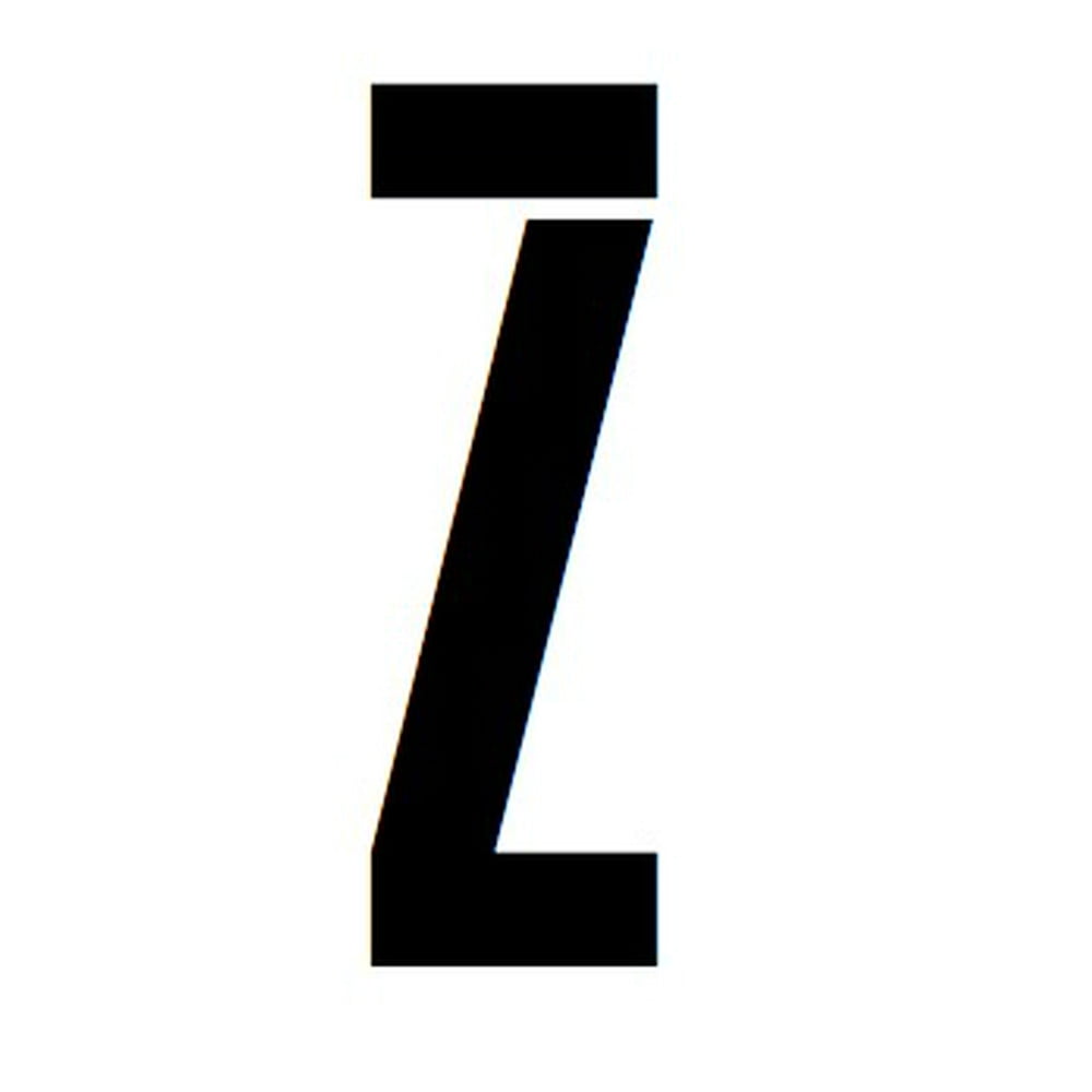 18x24 Large Army Block Letter Stencil from 4 Ply Mat Board Army Block Letter Z