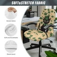 thumbnail image 5 of Xixirimido Shamrock Black Cat St. Patrick's Stretch Office Chair Cover Computer Chair Cover for Armrest Chair Universal Rotating Boss Chair Slipcovers High Back Desk Chair Seat Protector, Large, 5 of 6