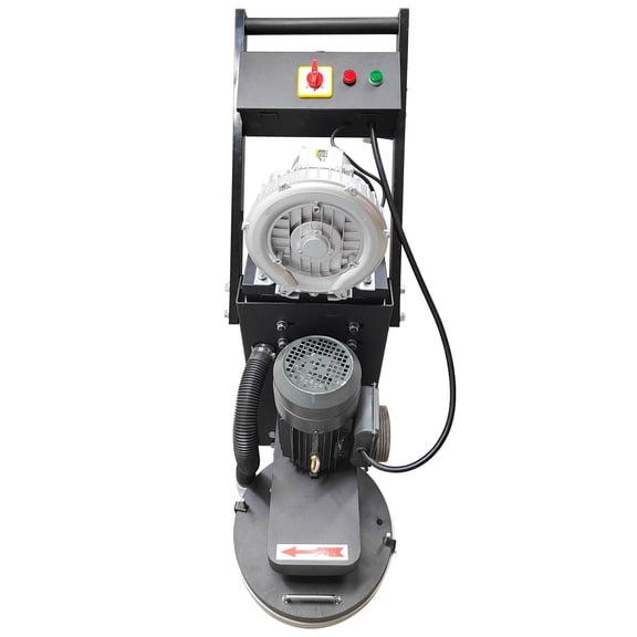 Floor Grinder Concrete Grinding Machine 5 Head Electric Polishing Machine with 20L Dust Bin 220V