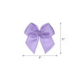 thumbnail image 2 of Uxcell 50 Pcs Mini Ribbon Bow 1" Mini Fabric Satin Ribbon Flower Bows Dark Purple, 2 of 4