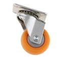 thumbnail image 1 of S SERENABLE Roues Pivotantes Pate Roulettes de Supermarché Chariot Roues Orange Nylon 32mm 17kg 1.25 Pouces, 1 of 8