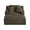 Brown, variant on 60" Oversized Corduroy Chaise Lounge, Comfy Sleeper Sofa, No Assembly,White
