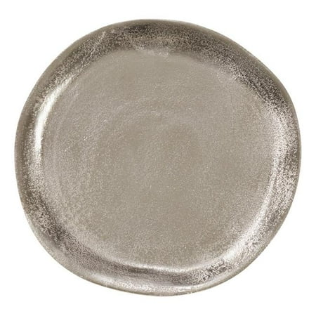 

SARO 13 in. Aluminum Charger Plates Silver - Set of 4