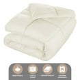 thumbnail image 5 of Superior Solid Comforter Down Alternative Bedding, Full, Ivory, 5 of 13