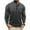 Dark Gray, variant on Men's Long Sleeve Henley Shirt Slim-Fit Chest Pocket Casual 1/4 Button up Tshirts Spring Fall Winter Base Tees (XL, Dark Gray 01)