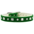thumbnail image 3 of Dog, Puppy and Pet Collar, "Velvet Crystal  Pyramid", 3 of 10