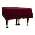 thumbnail image 2 of Velvet Grand Piano Cover Piano Cover-antistatic Non-stick Ash, 2 of 2