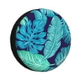thumbnail image 2 of YFYANG 14'' Tire Cover, Green Tropical Leaves Universal Spare Wheel Covers, Dust-Proof, Water-Proof, Sun-Proof and Corrosion-Proof, 2 of 9