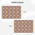 thumbnail image 4 of Rocae Halloween Pumpkin Printed Heat Resistant Place Mats,Classic Hemstitch Cloth Fabric Placemats Imitation Linen Place Mat Table Mats 18x12 inch, 4 of 9