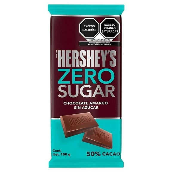 Chocolate amargo Hershey's Zero Sugar en barra 100 g