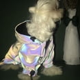 thumbnail image 2 of Promotion! Dog Clothes Flashing Pet Dogs Hoodie for Dog Coat Windbreaker Reflective Clothing for Large Small Dogs Puppy Jacket Pug, 2 of 6