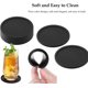 thumbnail image 5 of Juego de 8 posavasos de silicona con ranuras profundas, tapete de café antideslizante, posavasos de goma resistente al calor JM, 5 of 5