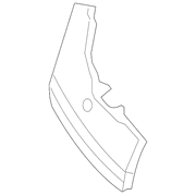 Genuine OE Nissan Bumper Bracket - 62045-ZL00B