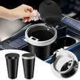 thumbnail image 1 of Sentmoon Garbage Can Office Trash Can Car Mounted Garbage Bin Storage Box Multifunctional Press Open Lid Storage Bin In The Car Suitable for Multiple Scenarios Storage Bin, 1 of 10