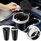 thumbnail image 1 of Bote de basura para automóviles | Cubo de basura montado en vehículo con tapa abierta a presión | Cesta de almacenamiento de plástico multifuncional | Ahorro de espacio para automóviles, 1 of 9