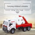 thumbnail image 4 of (2 Pieces) Pull Back Alloy Garbage Sorting Toy Car Children's Sprinkling Cleaning Sanitation Model Boy Car Gift (Puili Fire Rescue Vehicle), 4 of 5