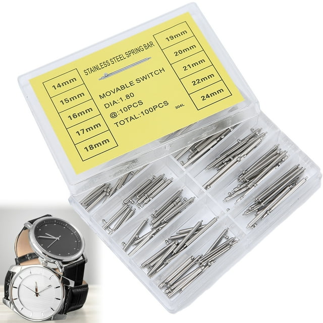 Poignées de Maillon de Bracelet de Montre, Fiables dans l'Utilisation Pas Facile de Déformer la Conception Automatisée de Barres de Ressort Rapides pour les Horlogers pour les Réparateurs d'Horloges pour l'Atelier d'Horlogerie