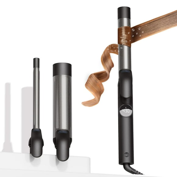 TYMO Upgraded Curling Iron Set - 1/2, 1, 1 1/2 Inch Professional Ceramic Hair Curler for Spiral Curls & Beach Waves, Ionic Curling Wand for Women Short/Long Hair, Fast