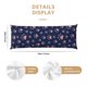thumbnail image 3 of Balery Star Dog Paw Funda Protectora para Almohada Corporal de Algodón Hipoalergénico con Cierre(55 x 21 pulgadas), Almohadas No Incluidas, 3 of 7