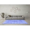 thumbnail image 3 of Ahgly Company Machine Washable Indoor Rectangle Persian Blue Traditional Area Rugs, 2' x 5', 3 of 4