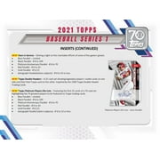 Topps 2021 Baseball Series One Hanger Box Containing 67 Cards
