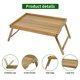 thumbnail image 3 of Bandeja de cama VaeFae de madera de acacia con patas plegables, 3 of 7
