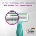 thumbnail image 6 of BIC Soleil Sensitive Women's Disposable Razor Five Blades, Assorted, 10 Count, 6 of 8