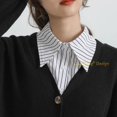 thumbnail image 2 of LoudSung Fake Collar Detachable Academic Half Shirt Blouse False Doll Dickey Collar Elegant Design for Women Girls, 2 of 7