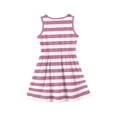 thumbnail image 4 of CCRFTGI Dresses for Kids Girls 10-12 A-Line Pink Striped Dress Birthday Wedding Sleeveless Girls Dresses Summer Stylish Special Occasion Dress for Girls Pink 11-12 Years, 4 of 4