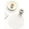 thumbnail image 4 of 4/6 Pack 15 Inch Round Braided Placemats, Washable Heat Resistant Cotton Polyester Circle Place Mats for Kitchen Dining Table, 4 of 5